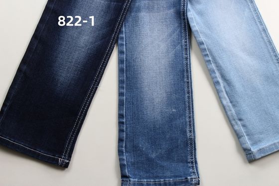 Dobra cena Gorąca sprzedaż 10 Oz Warp Slub High Stretch Woven Denim Tkanina dla dżinsów w Internecie