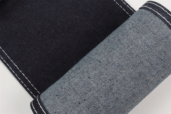 Dobra cena Ciemno-niebieski wysoki spandex bawełniany poliester rozciągający dżinsy tkanina w Internecie