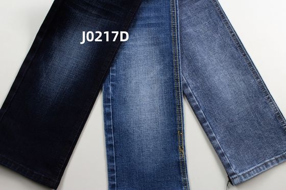 Dobra cena 11.5 Oz High Stretch Crosshatch Slub Denim Jeans Tkanina w Internecie