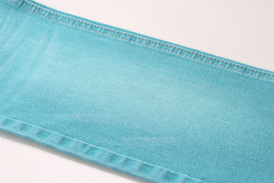 Dobra cena 9 Oz Specjalny zielony kolor Stretch Summer Denim Tkanina Jeans Tkanina dla mężczyzny Spring Summer Style Hot Sell Ready To Ship w Internecie