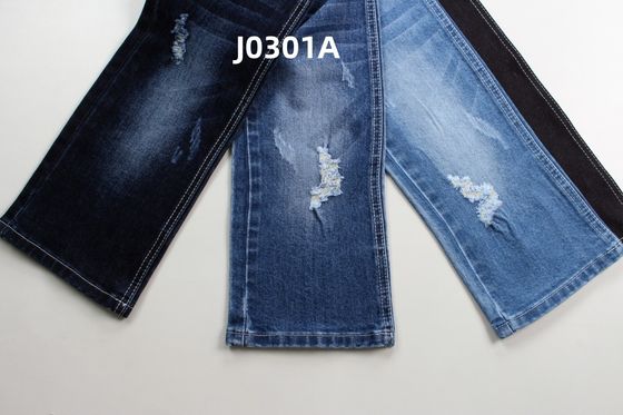 Dobra cena 2024 Wysokiej jakości 11,5 oz Zielony Błękitny Stretch Woven Denim Jeans Tkanina w Internecie