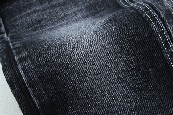 Dobra cena 14oz konkurencyjna cena Czarny denim tkanina dla mężczyzny dżinsy lub kurtka Czarny tył Wysoka jakość dla dżinsów marki w Internecie