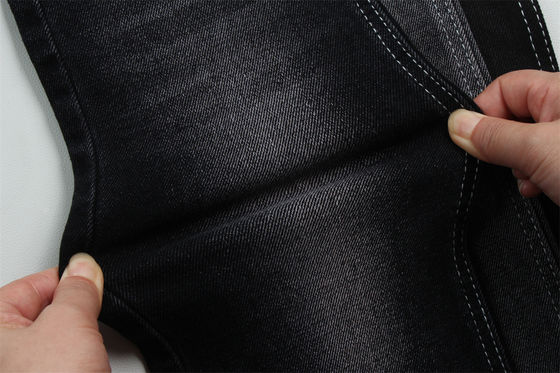 Dobra cena 11 Oz Niski rozciąg tkaniny denimowej dla mężczyzny pracy nosić dżinsy czarny tył konkurencyjna cena od Weilong Textile w Internecie