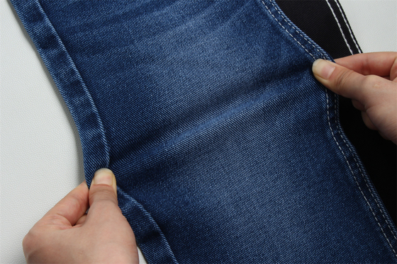 12 oz ostre ceny niskie rozciąganie tkaniny denimowej dla mężczyzny pracy nosić dżinsy czarny tył konkurencyjna cena od Weilong Textile