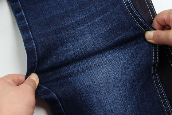 Dobra cena 11-11.5 Oz Warp slub jeans tkanina dla mężczyzny jeans Mercerized Fleece czarny tyłek wysoki rozciąg dla mężczyzny india market style w Internecie