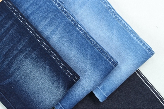 5000 metrów 9 Oz Warp Slub Denim Jeans Tkanina Ciemno Błękitne