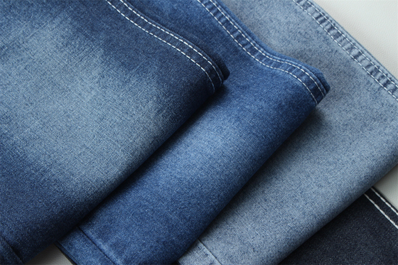Modny trend recykling bawełna tkanina denimowa 100% recykling bawełna 7 oz przyjazny dla środowiska