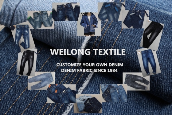 Popularny 9 Oz bawełniany poliester denim tkanina Jean tkanina włókiennicza