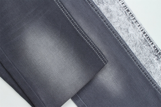 Ciemno szary kolor Stretch Slub Denim Tkanina dla dżinsów