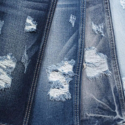 11.5 Jedwabna tkanina dżinsowa z bawełny bez spandexu, szerokość 70 cali, super ciemnoniebieski