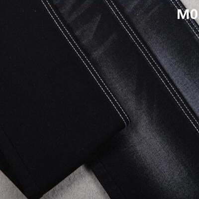 Dobra cena Czarny Jet Czarny 10,5 oz Bawełna Stretch Denim Jeans Tkanina w Internecie