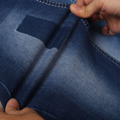 Dobra cena Dwustronna imitacja dzianiny Maojindi Dobry styl Denim Wysokiej jakości tkanina dżinsowa dla producentów dżinsów w Internecie