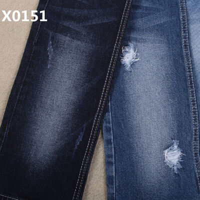 Dobra cena Tkanina dżinsowa 10 oz bawełna spandex indygo niebieska, opłacalna, przystępna cenowo, wysoka jakość, dobry stretch, styl boyfriend, czysty styl w Internecie