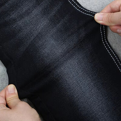 Dobra cena 10,2 uncji czarnej/czarnej tkaniny dżinsowej o wysokiej rozciągliwości do damskich dżinsów lub spodni dziewczęcych, dostępna od ręki w Internecie