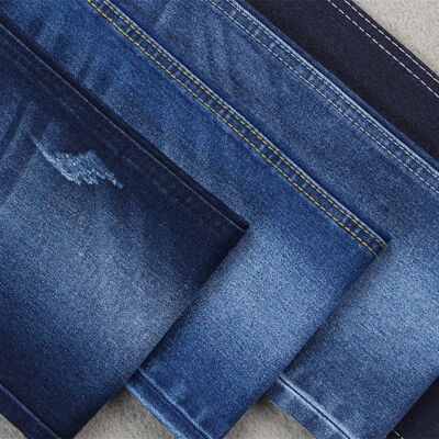 Dobra cena Gorąca wyprzedaż 10,5 uncji bawełniano-poliestrowego elastycznego dżinsu do produkcji męskich dżinsów w Internecie