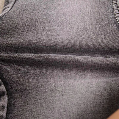 Dobra cena Satyn Super Stretch Denim Jeans Ekologiczna tkanina poliestrowa do sukienki Torby Buty Tekstil domowy powleczony Farbowany GRS w Internecie