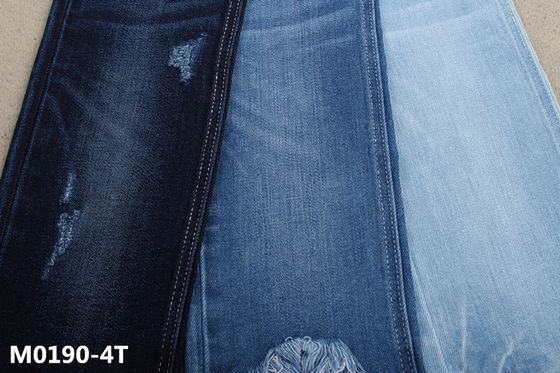 Dobra cena 390gsm Dwurdzeniowy elastyczny 94 Bawełniany 4 Spandex Slub Rozciągliwy materiał dżinsowy w Internecie