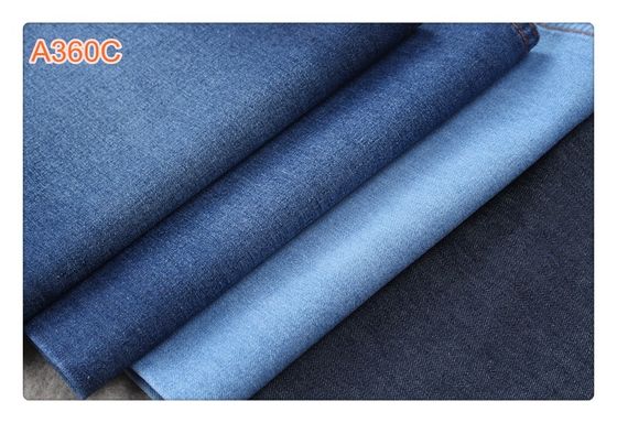 Dobra cena 8 OZ Sanforized 90% Cotton 10% Polyester Light Blue Stretch Denim Fabric w Internecie