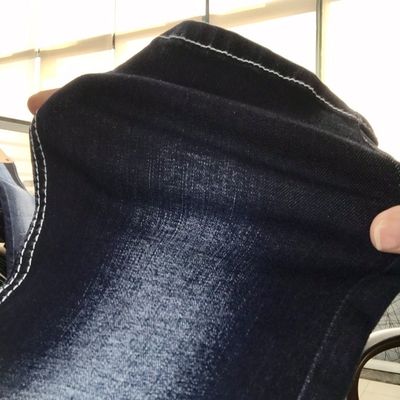 Dobra cena 72% Bawełna 28% Poliester 1,5% Elastan Lekki elastyczny materiał dżinsowy 9,5 uncji w Internecie