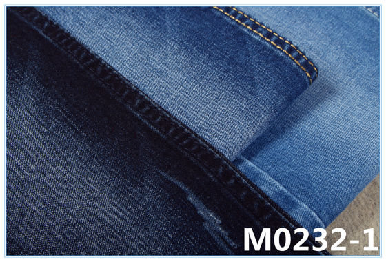 Dobra cena 10,8 uncji 75 Bawełna 25 Poliester Mężczyźni Jeans Denim Twill Tkanina Denim Jeans Material w Internecie