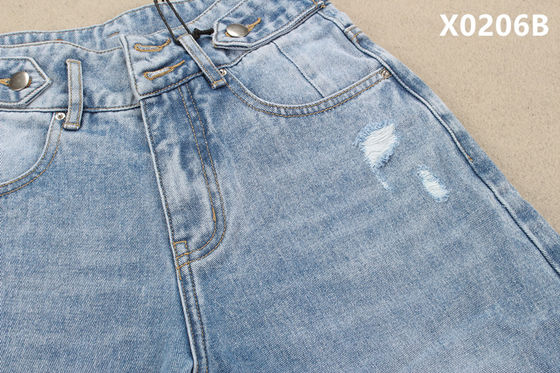 100% bawełna organiczna Denim Tkanina Bez spandeksu Ciemnoniebieski 3/1 Lewy splot