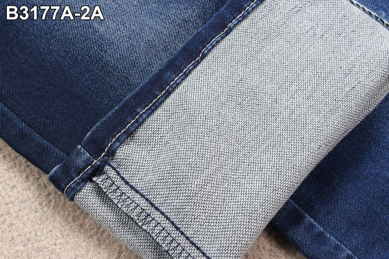 Dobra cena 9,5 Uncji Fałszywy Dzianinowy Denim Twill Dwuwarstwowy Elastyczny Materiał Dżinsowy w Internecie
