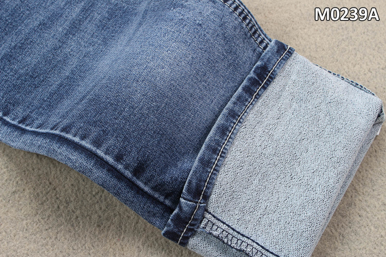 10 Uncji 2 Warstwy Denim Twill Tkanina Z Dwurdzeniową Przędzą Indigo Blue
