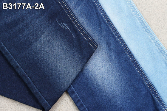 Mercerizing 9,5 Oz Stretch Denim Fabric Fałszywy dzianinowy ciemnoniebieski
